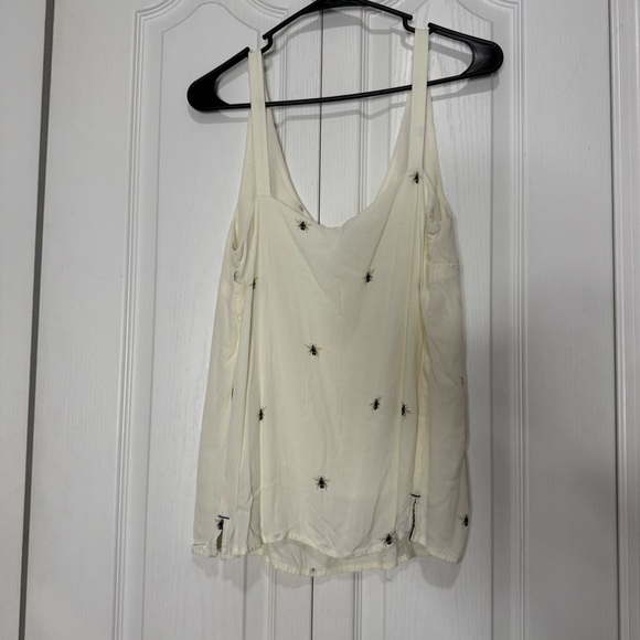 Joules Cream Tank Top with Bees - Picture 6 of 6